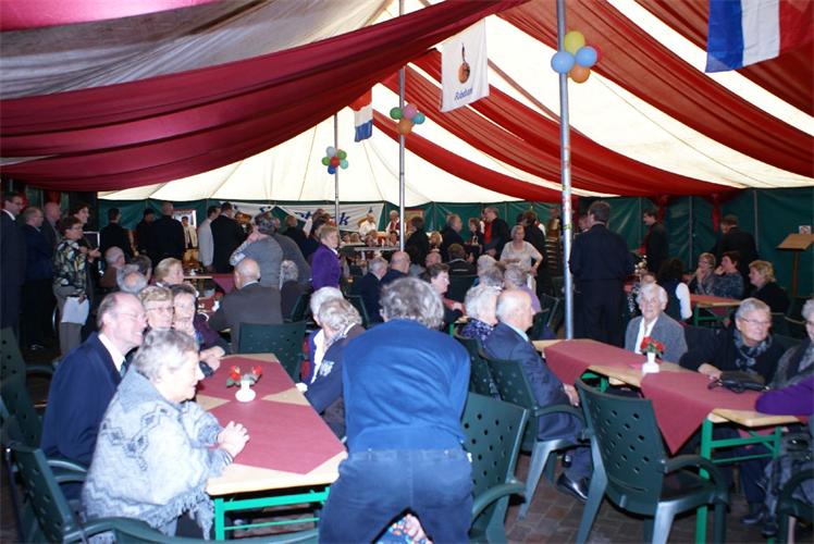 Receptie 100-jarig bestaan fanfare St. Cornelius