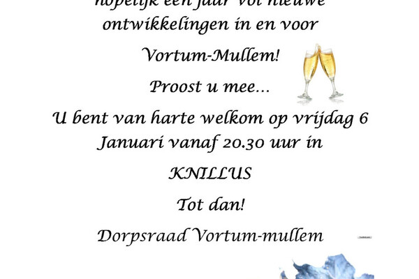 Nieuwjaarsborrel Dora