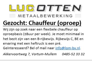advertentie Luc Otten metaalbewerking