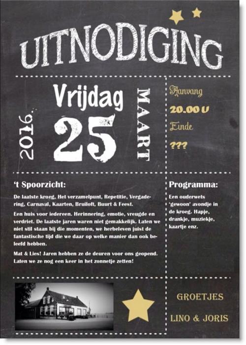 Avondje 't Spoorzicht