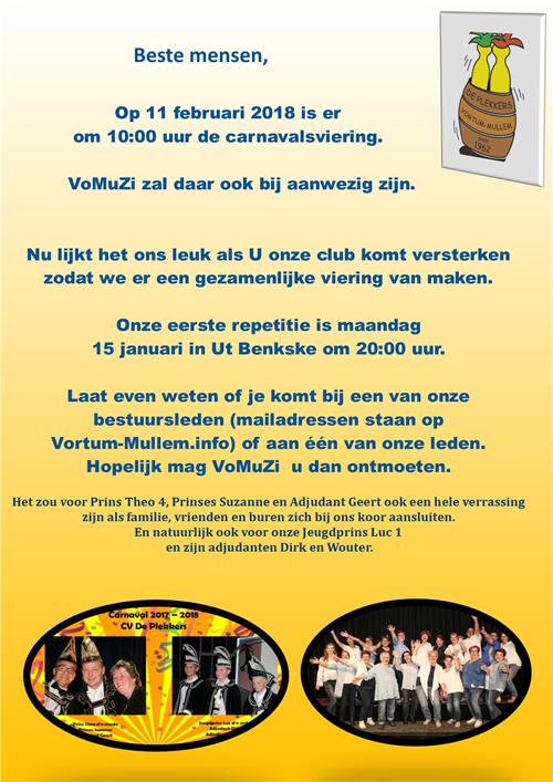 Carnavalsmis De Plekkers 2018