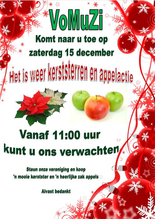 Kerststerren en Appelactie VoMuZi